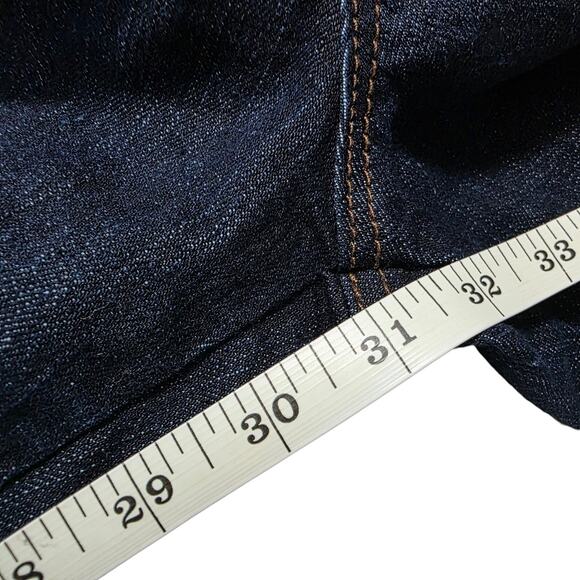Southpole High Waist  Jeans Size 11 Stretch Denim Dark Blue Wash Embellished - Picture 8 of 9